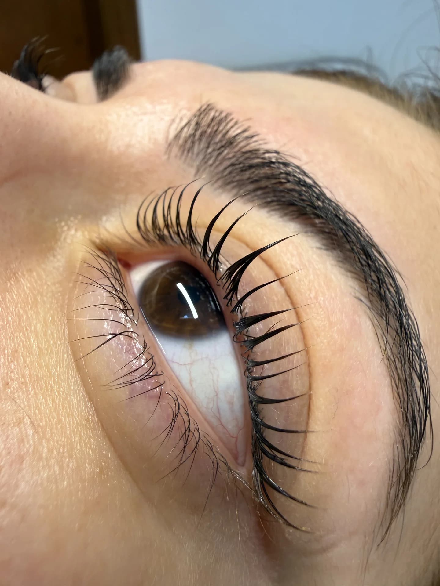 Resultado de lash lifting — cílios curvados naturalmente